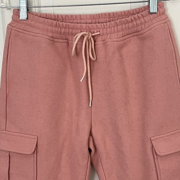 DANIELLE GUIZIO Pink Cargo Joggers Revolve DG Sweatpants Women’s Gorpcore - Picture 2 of 12